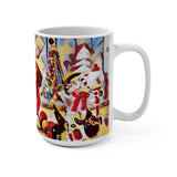 BEST1A Daisey Christmas Floating Candy Art Mug 15oz - Daisey's Doggie Chic