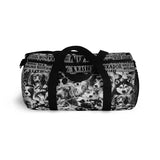 Exclusive Pet Art Duffel Bag - The Many Faces of Dogs with Name List Contrast - Sizes Small or Large - Choice of Color - personalize - Daisey's Doggie Chic