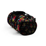 Exclusive Dog Art Duffel Bag Colorful Patchwork Dogs with Cutesy Names - Gym Bags - Sizes S or L -  personalize - Daisey's Doggie Chic