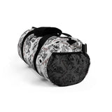 Exclusive Pet Art Duffel Bag - Black White Patchwork Dogs with Cutesy Names - Sizes S or L - personalize - Daisey's Doggie Chic