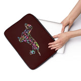 Laptop Sleeve Case - Dachshund Long on LOVE - Color Chocolate - Personalize Free - Daisey's Doggie Chic