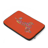 Laptop Sleeve Case - Dachshund Long on LOVE - Color Burnt Sienna - Personalize Free - Daisey's Doggie Chic