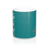 Ceramic Mug -Two-Sided Theme - A House Isn't a Home Without Paws - Teal -Personalize- 11oz OR 15 oz - Daisey's Doggie Chic