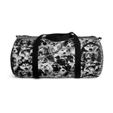 Exclusive Pet Art Duffel Bag - The Many Faces of Dogs with Name List Contrast - Sizes Small or Large - Choice of Color - personalize - Daisey's Doggie Chic