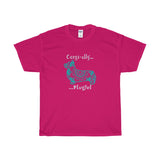 Corgi Themed Crewneck T-Shirt Corgi-ally Playful logo -  Adult (Unisex) Sizes S,M,L,XL,2XL in 19 colors - Daisey's Doggie Chic