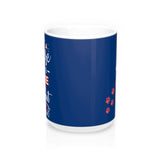 Ceramic Mug -Two-Sided Theme - A House Isn't a Home Without Paws - Navy Blue -Personalize- 11oz OR 15oz - Daisey's Doggie Chic