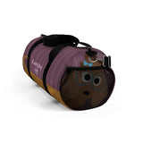 Exclusive Pet Art Duffel Bag - Long Day - Dachshund Spectacle Stripes - Dog Theme Bag - 2 Sizes S or L - personalize - Daisey's Doggie Chic