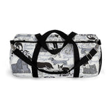Exclusive Dog Art Duffel Bag Les Chien Dogs Always -Favorite Dog Breeds- Size S or L - personalize - Daisey's Doggie Chic