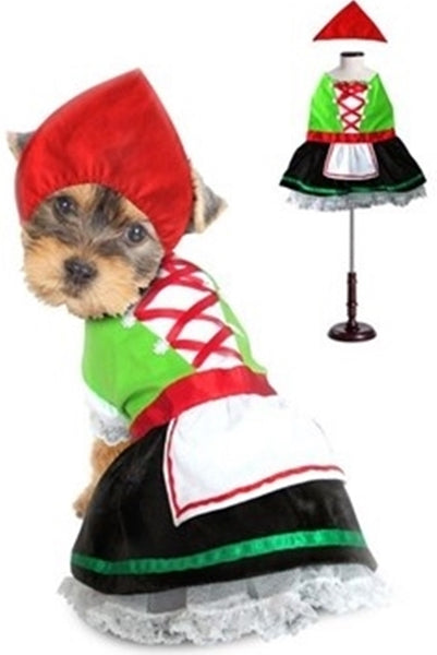 Oktoberfest Bavarian Beer Maiden Alpine Girl Costume for dogs Daisey s Doggie Chic