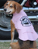 Biker Dawg Motorcycle Harness Jacket and Charm - Color Pink - Daisey's Doggie Chic