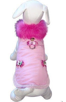 Classy Girl Cuddle Harness Jacket Vest in color Pink - Daisey's Doggie Chic