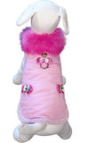 Classy Girl Cuddle Harness Jacket Vest in color Pink - Daisey's Doggie Chic