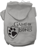 Game of Bones Logo Fleece Hoodie in 10 Color Choices - Daisey's Doggie Chic
