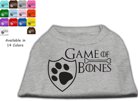 Game of Bones Logo Tee Shirt in 14 Color Choices - Daisey's Doggie Chic