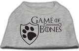 Game of Bones Logo Tee Shirt in 14 Color Choices - Daisey's Doggie Chic