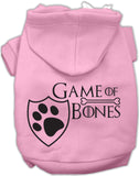 Game of Bones Logo Fleece Hoodie in 10 Color Choices - Daisey's Doggie Chic