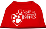 Game of Bones Logo Tee Shirt in 14 Color Choices - Daisey's Doggie Chic