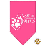 Game of Bones Bandana Scarf in color Pink - Daisey's Doggie Chic