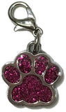 Pink Poodles Hugs 'n Kisses  - Fun Party Themed Bowtie 2-Pack set with Charm Accessory for Dogs or Cats - Daisey's Doggie Chic
