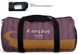 Exclusive Pet Art Duffel Bag - Long Day - Dachshund Spectacle Stripes - Dog Theme Bag - 2 Sizes S or L - personalize - Daisey's Doggie Chic