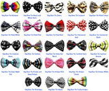 Super Fun & Festive Bow Tie for Small Dogs in Funky Stripes - Daisey's Doggie Chic