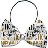 Holiday Cheer - Holiday Themed Bowtie 2-Pack set with Charm Accessory for Dogs or Cats - Daisey's Doggie Chic