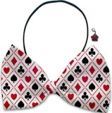 Gentlemen Night Out - Fun Party Themed Bowtie 2-Pack set with Charm Accessory for Dogs or Cats - Daisey's Doggie Chic