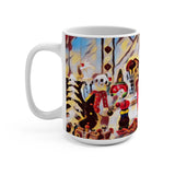 BEST1A Daisey Christmas Floating Candy Art Mug 15oz - Daisey's Doggie Chic