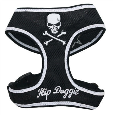 Skull and crossbones dog harness on sale
