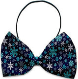 Frosty & Friends - Holiday Themed Bowtie 2-Pack set with Charm Accessory for Dogs or Cats - Daisey's Doggie Chic
