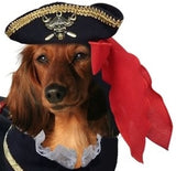 Deluxe Supreme Buccaneer Pirate Costume with Tricorner Hat for Dogs - Daisey's Doggie Chic