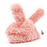 Plush Pink Bunny Hat with Bunny Ears- Includes Charm Accessory - Pet Sizes XS to XL - Daisey's Doggie Chic