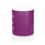 Ceramic Mug -Two-Sided Theme - A House Isn't a Home Without Paws - Purple - Personalize - 11oz OR 15oz - Daisey's Doggie Chic