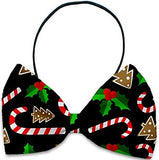 Old Fashioned Christmas - Holiday Themed Bowtie 2-Pack set with Charm Accessory for Dogs or Cats - Daisey's Doggie Chic
