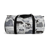 Exclusive Dog Art Duffel Bag Les Chien Dogs Always -Favorite Dog Breeds- Size S or L - personalize - Daisey's Doggie Chic