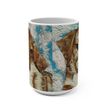 BEST1A Daisey CLOSEUP Art Mug 15oz - Daisey's Doggie Chic