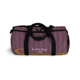 Exclusive Pet Art Duffel Bag - Long Day - Dachshund Spectacle Stripes - Dog Theme Bag - 2 Sizes S or L - personalize - Daisey's Doggie Chic