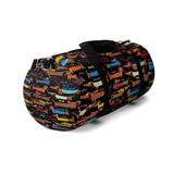Exclusive Dog Art Duffel Bag Dachshunds Everywhere Inspirations - 2 Sizes S or L - personalize - Daisey's Doggie Chic