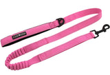 Soft Pull Traffic Leash with Soft Grip Handle - 4ft plus 6" stretch extension x 1" wide - Available in 5 colors - Daisey's Doggie Chic