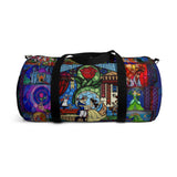 Beauty and the Beast Tale as Old as Time Storybook Scenes Illustrated Duffel Bag - Sizes Small or Large - Daisey's Doggie Chic