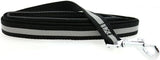 Reflective Nylon Leash with Soft Grip Handle - 60" Long x 3/4" wide - Available in 6 colors - Daisey's Doggie Chic