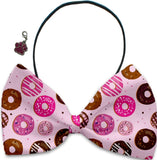 Cakes & Sweets  - Fun Party Themed Bowtie 2-Pack set with Charm Accessory for Dogs or Cats - Daisey's Doggie Chic