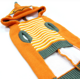 Scaly Dragon Themed Hoodie Sweater in Color Pumpkin - Daisey's Doggie Chic