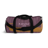 Exclusive Pet Art Duffel Bag - Long Day - Dachshund Spectacle Stripes - Dog Theme Bag - 2 Sizes S or L - personalize - Daisey's Doggie Chic