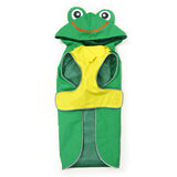 Froggie Hoodie Raincoat for Dogs in Color Bright Green - Daisey's Doggie Chic