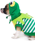 Cute Green Frog Hoodie Costume Sweater for Dogs - Daisey's Doggie Chic