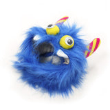 Furry Monster Hat for Dogs in 2 Colors Pink or Blue - Sizes XS to XL - Daisey's Doggie Chic