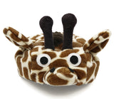 Plush Giraffe Full Character Hat with Mane - Includes Charm Accessory - Pet Sizes XS to XL - Daisey's Doggie Chic