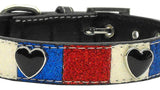 Patriotic Hearts Ice Cream Collar - Daisey's Doggie Chic