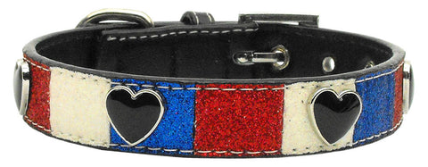 Patriotic Hearts Ice Cream Collar - Daisey's Doggie Chic